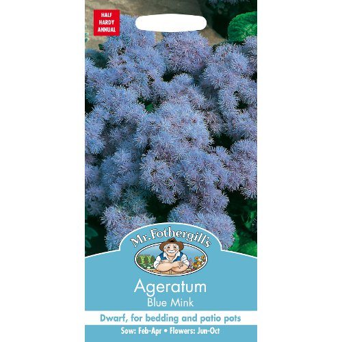 Ageratum Blue Mink Seeds By Mr Forthergills