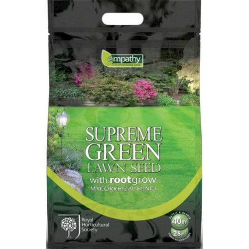 RHS Empathy Supreme Green Lawn Seed With RootGrow 1kg