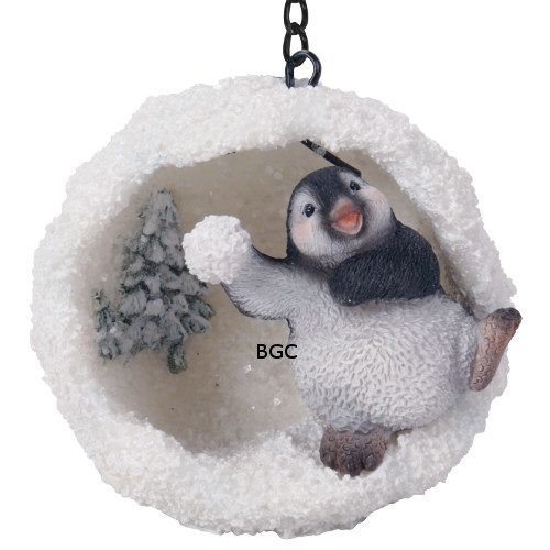 Hanging Penguin Mini Snowball Vivid Arts
