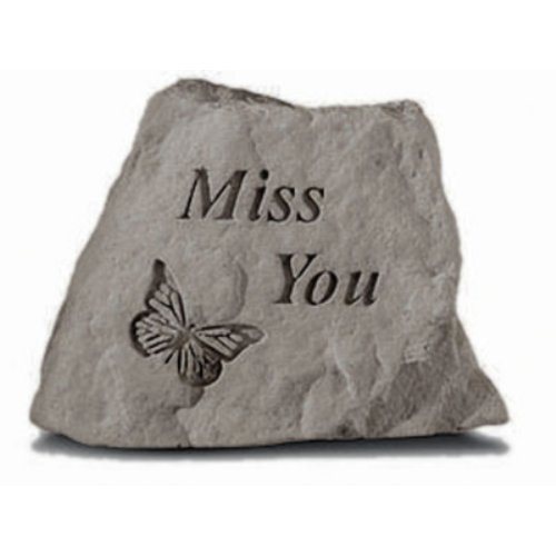 Kayberry Miss You Stone With Butterfly 78620