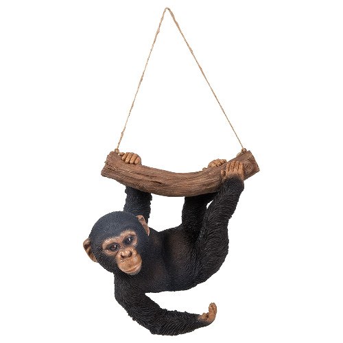 Hanging Chimpanzee Resin Ornament Vivid Arts
