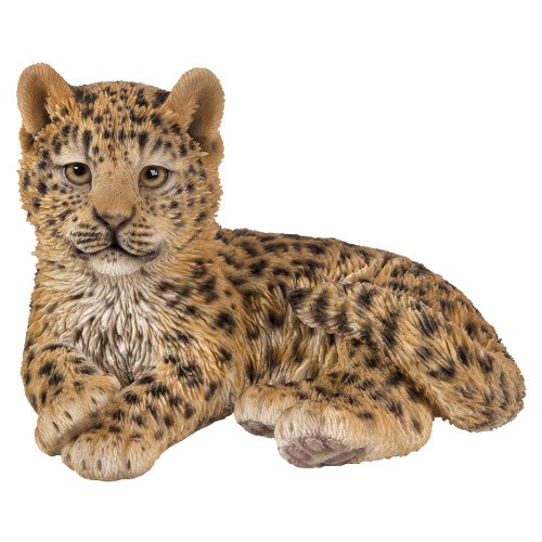 Leopard Cub Resin Ornament Vivid Arts