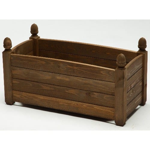 AFK Chestnut Stained Acorn Trough 26"
